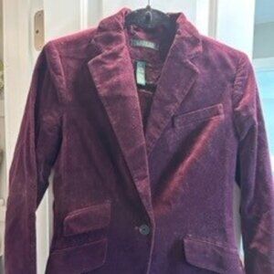 Ralph Lauren velvet blazer